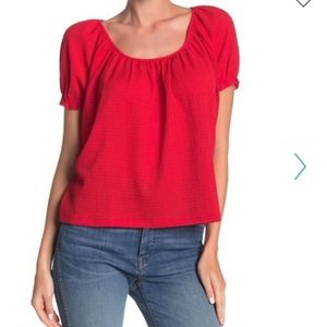 Madewell Texture and Thread Boho Top